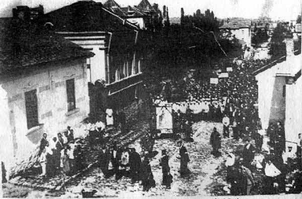 Traurno shestvie v Kjustendil - septemvri 1924